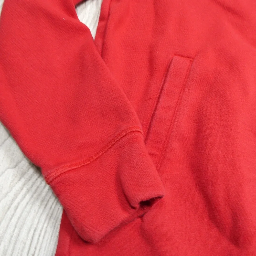 Adidas Hoodie Adult Small Saint John's Football Red Hooded‎ Sweatshirt Fleece